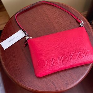 Calvin Klein Red Shoulder Bag